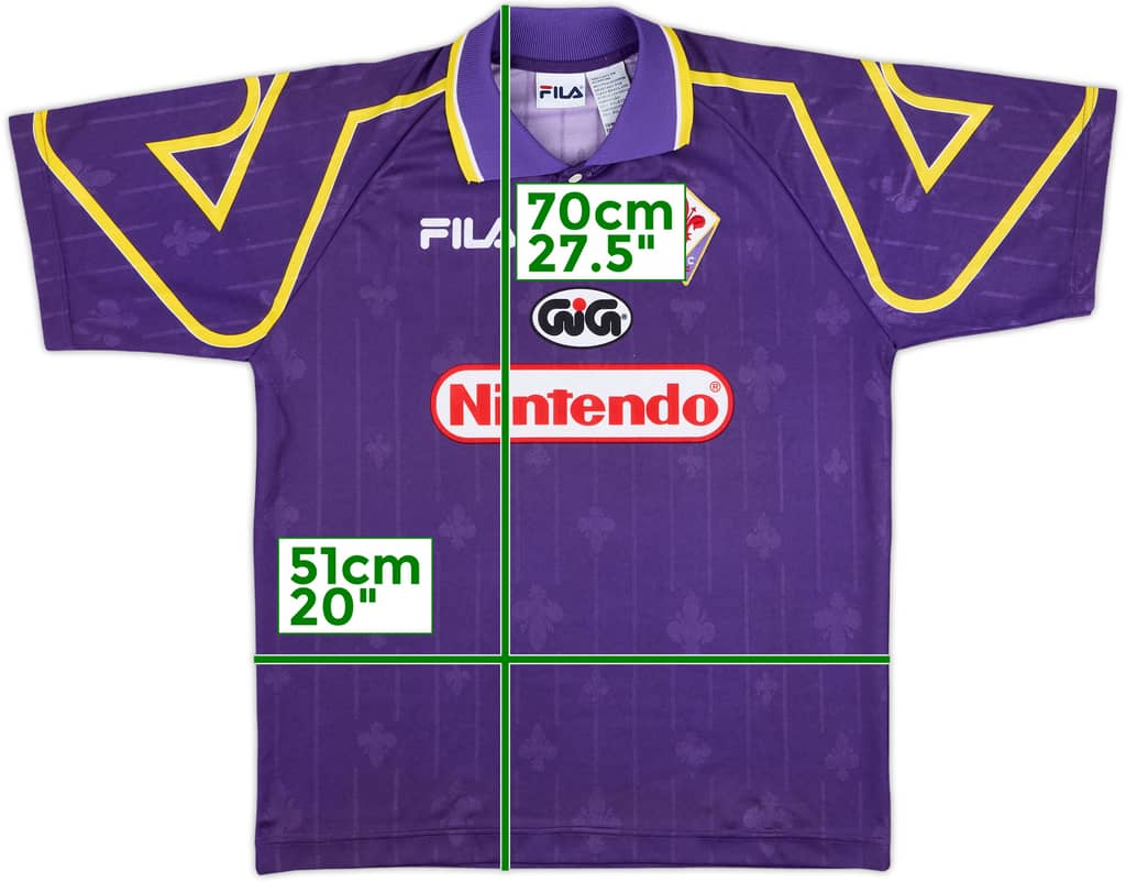 1997-98 Fiorentina Home Shirt - 9/10 - (S)