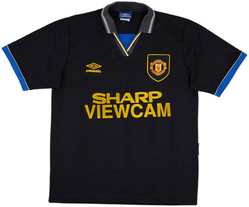 1993-95 Manchester United Away Shirt - 6/10 - (XL)