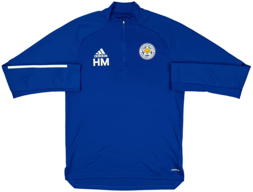 2019-20 Leicester City Staff Issue adidas 1/4 Zip Drill Top HM - 9/10 - (M)