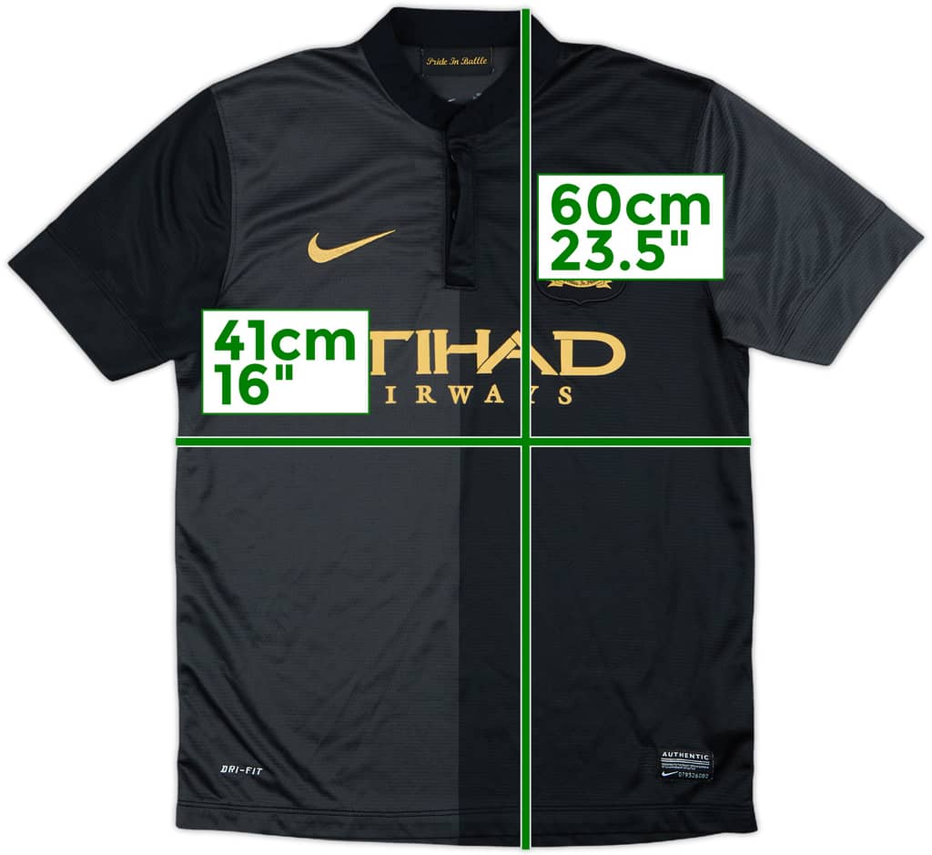 2013-14 Manchester City Away Shirt - 9/10 - (M.Boys)