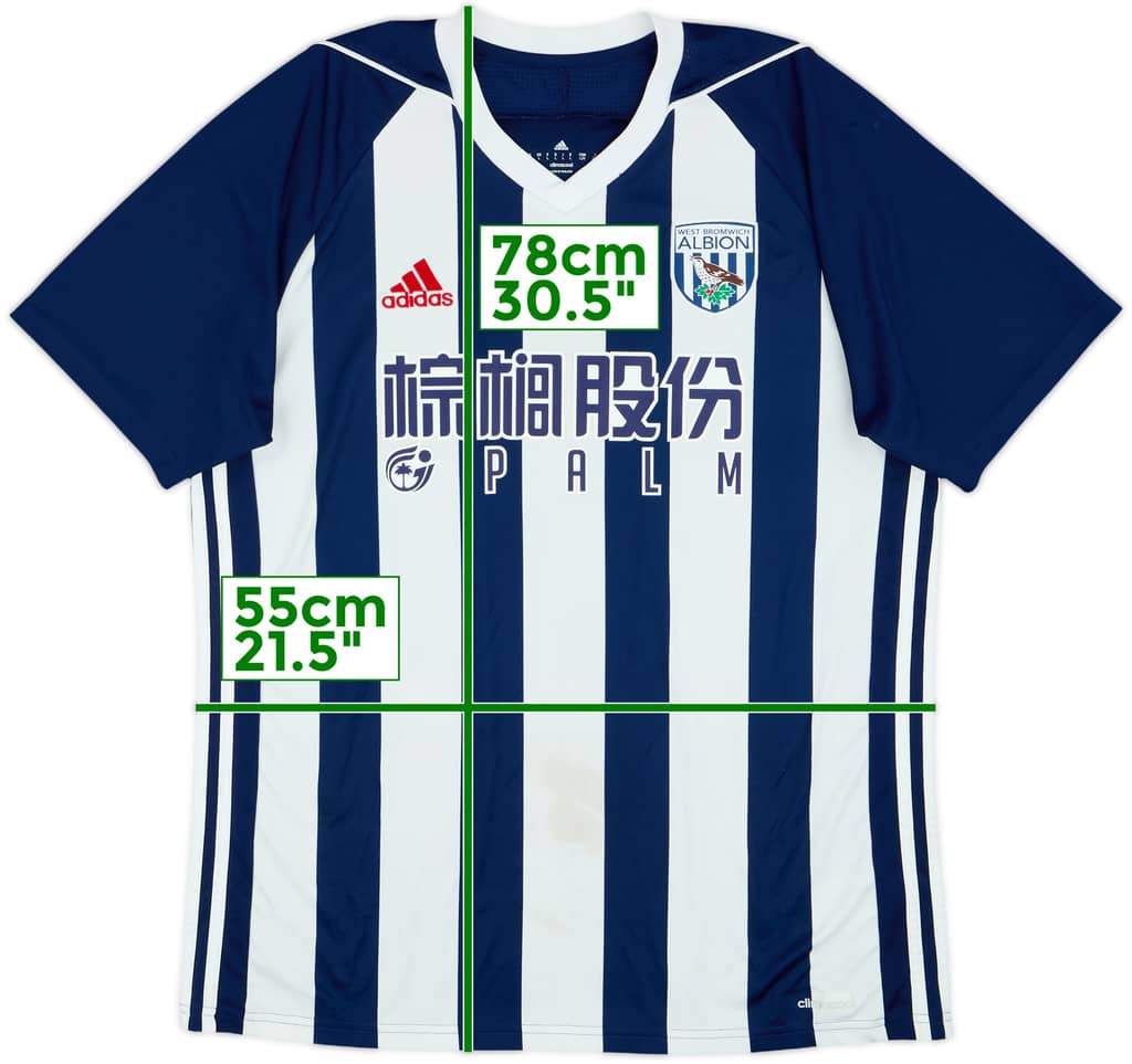 2017-18 West Brom Home Shirt - 6/10 - (L)