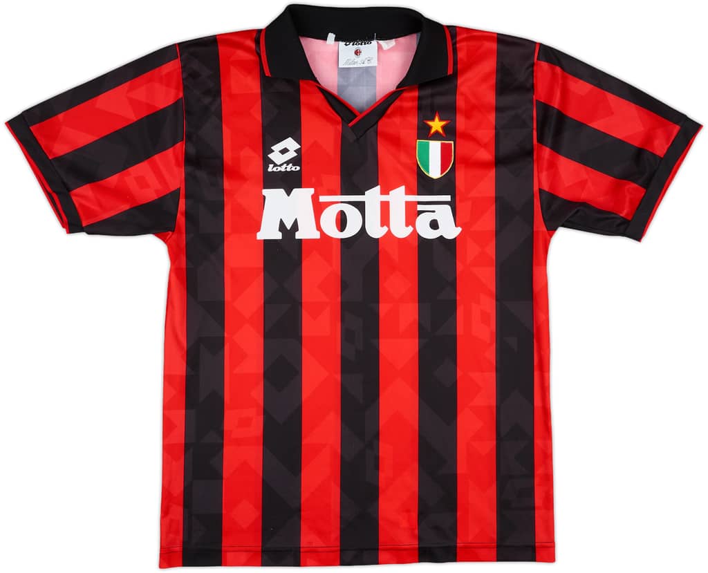 1994-95 AC Milan Home Shirt - 8/10 - (S)