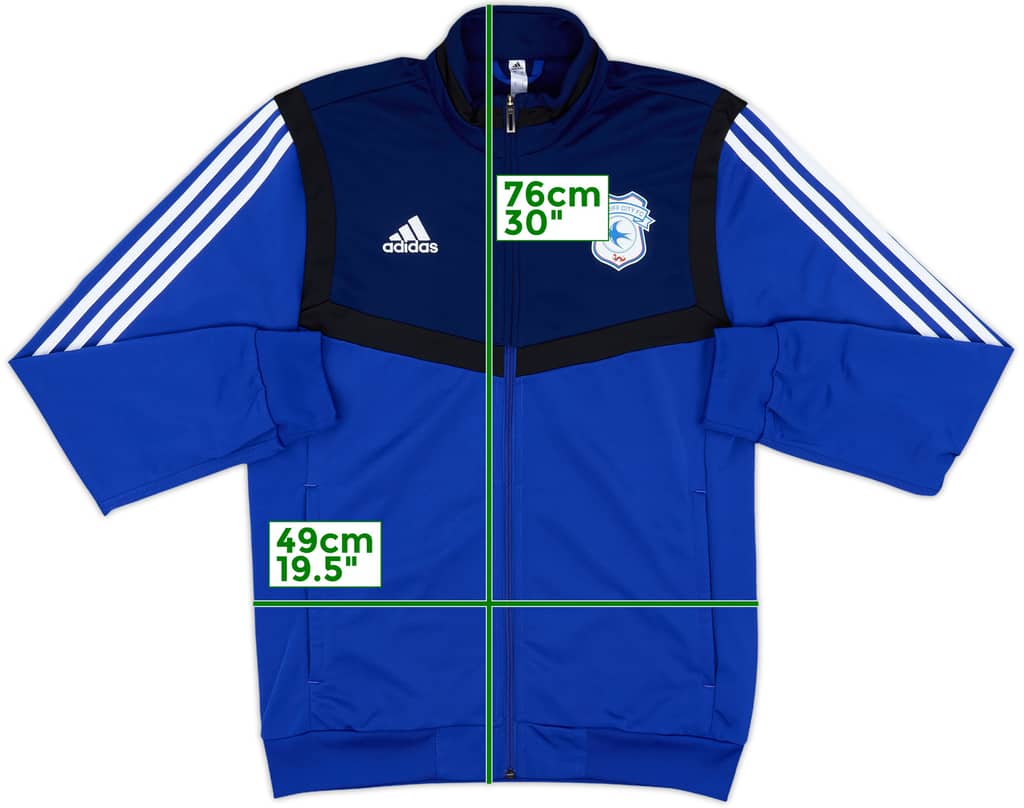 2019-20 Cardiff City adidas Track Jacket - 10/10 - (S)