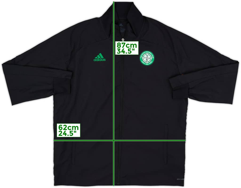 2020-21 Celtic adidas Track Jacket - 9/10 - (XL)