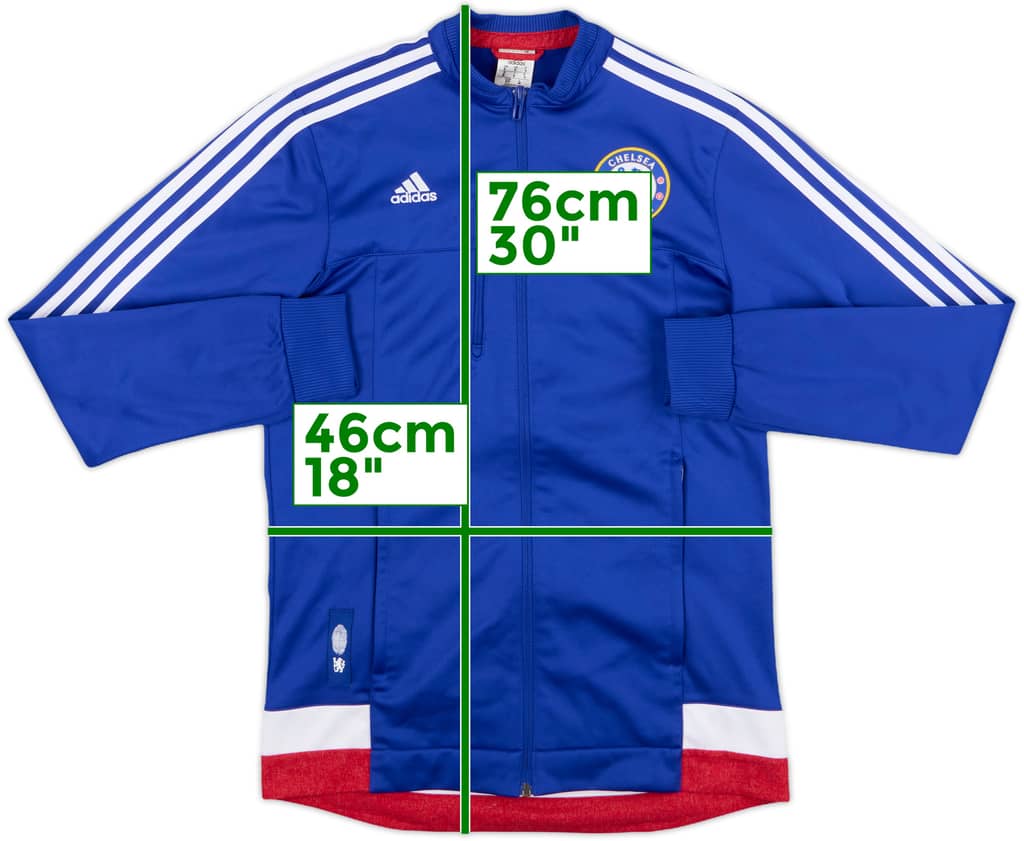 2015-16 Chelsea adidas Track Jacket - 9/10 - (S)