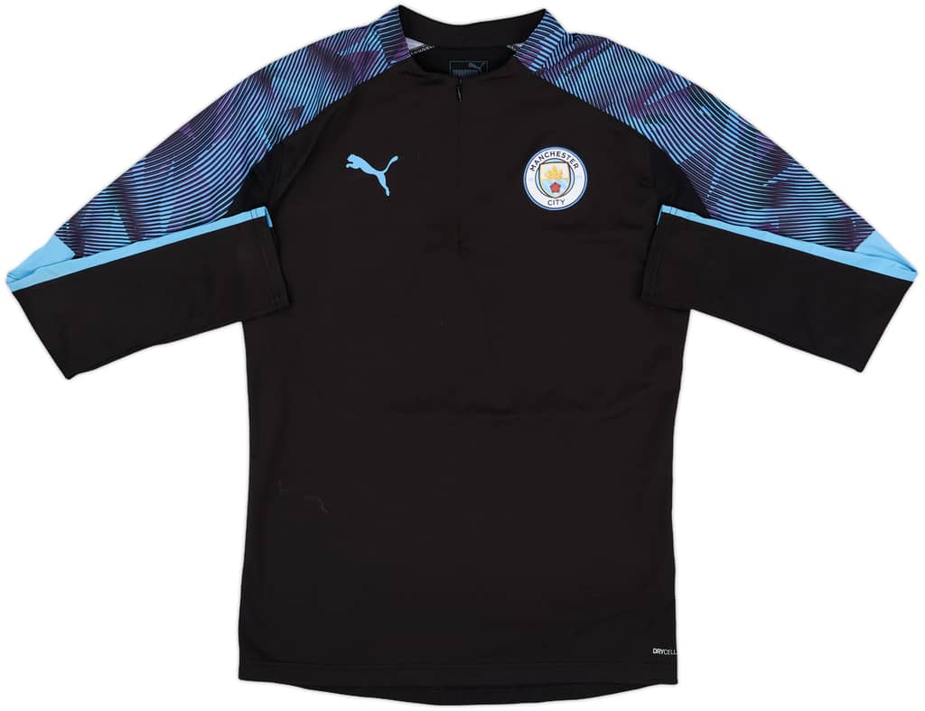 2018-19 Manchester City Nike 1/4 Zip Drill Top - 7/10 - (M)