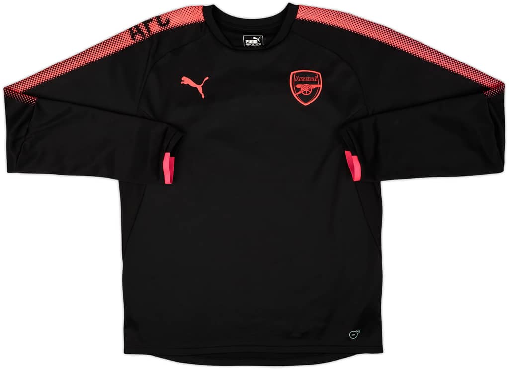 2017-18 Arsenal Puma Sweat Top - 10/10 - (L)