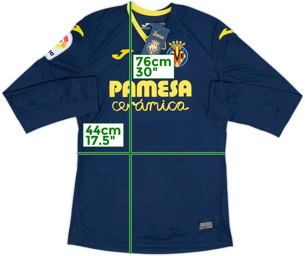 2020-21 Villarreal Away L/S Shirt (S)