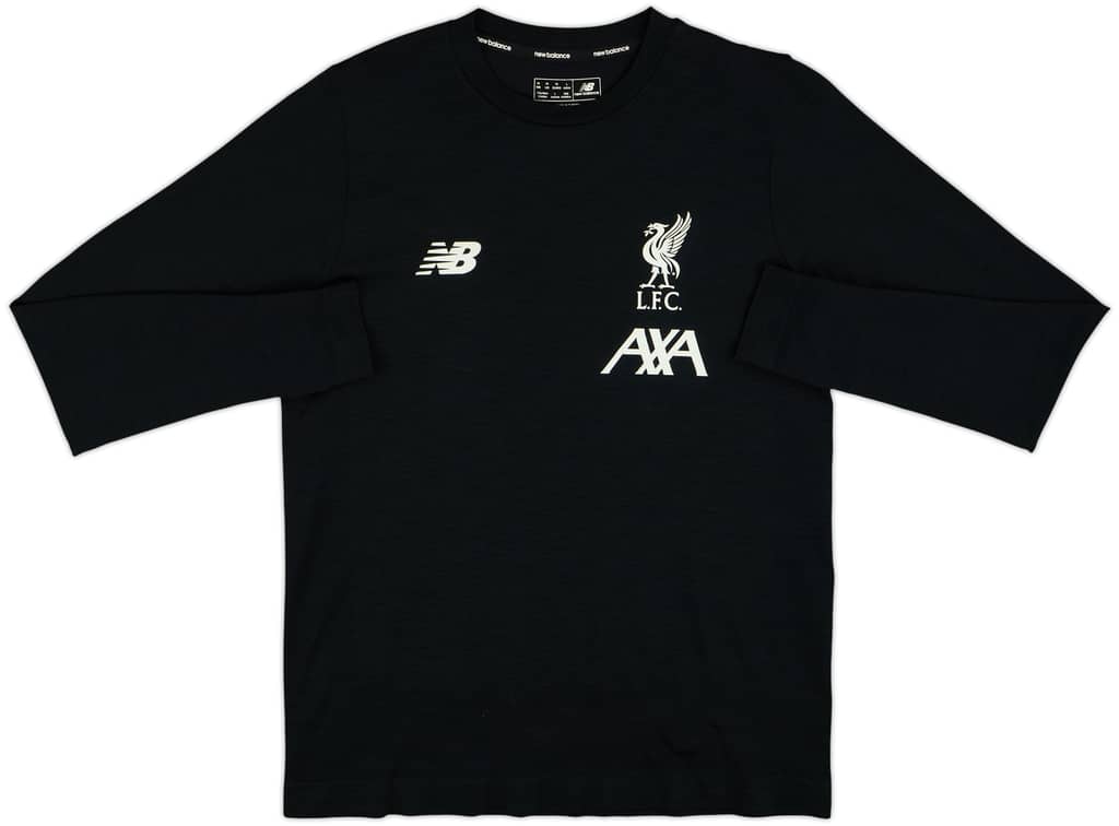 2019-20 Liverpool New Balance Training L/S Shirt - 8/10 - (M)