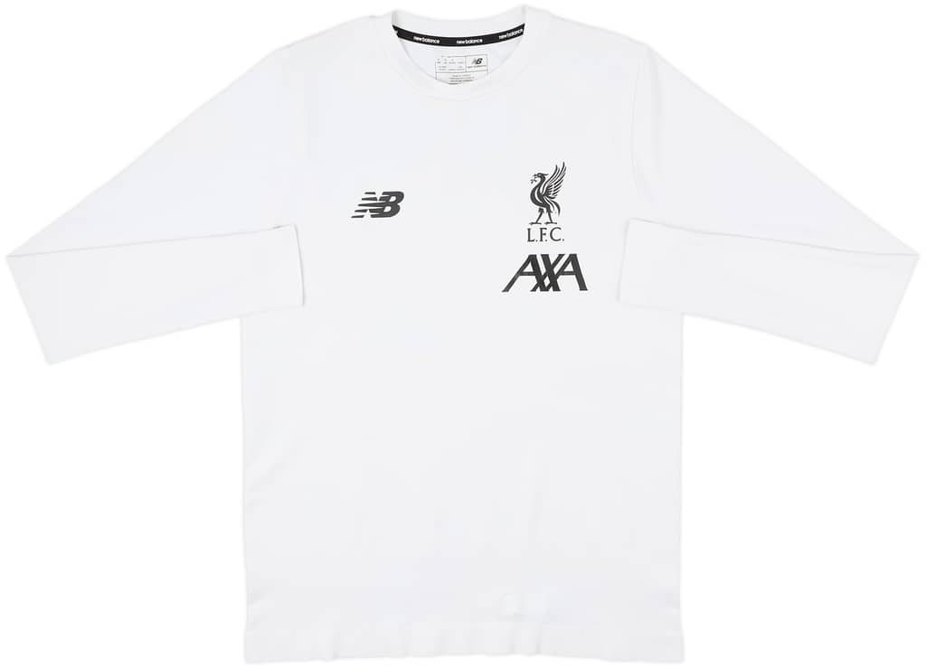 2019-20 Liverpool New Balance Training L/S Shirt - 7/10 - (M)