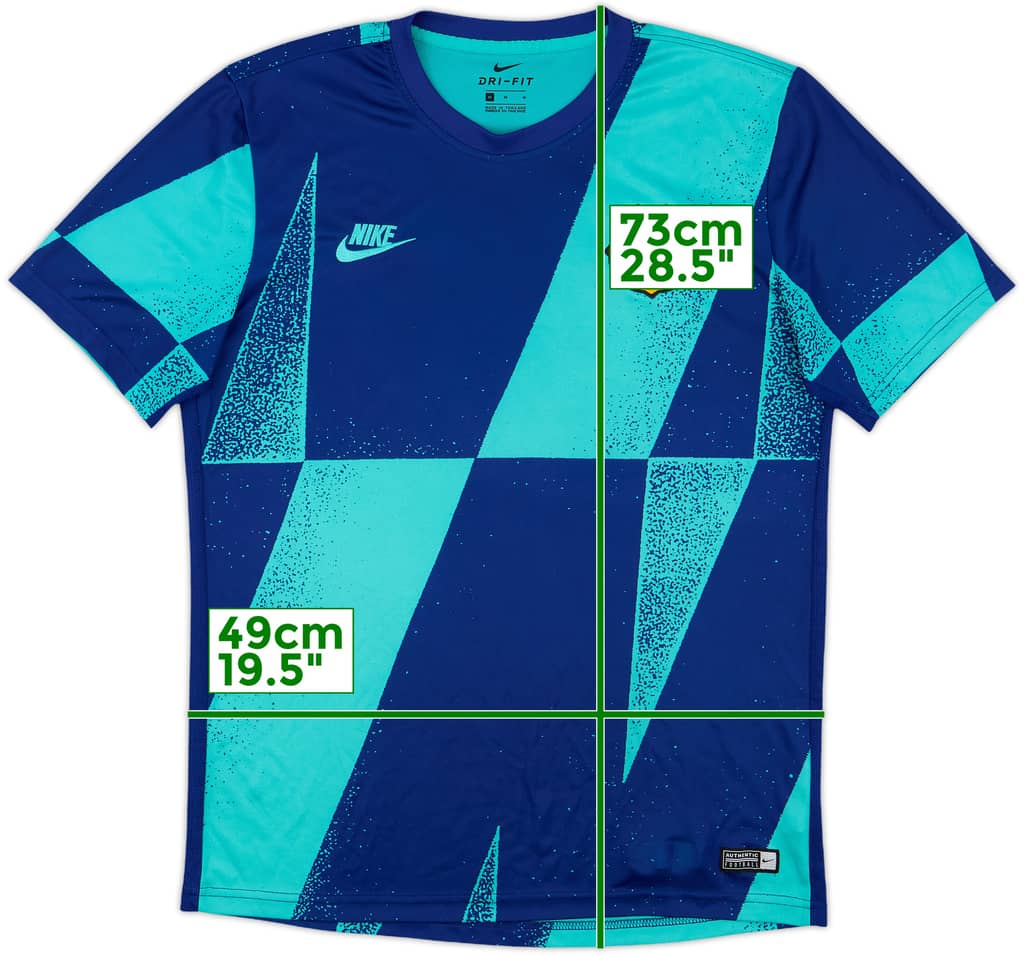 2019-20 Barcelona Nike Training Shirt - 8/10 - (M)