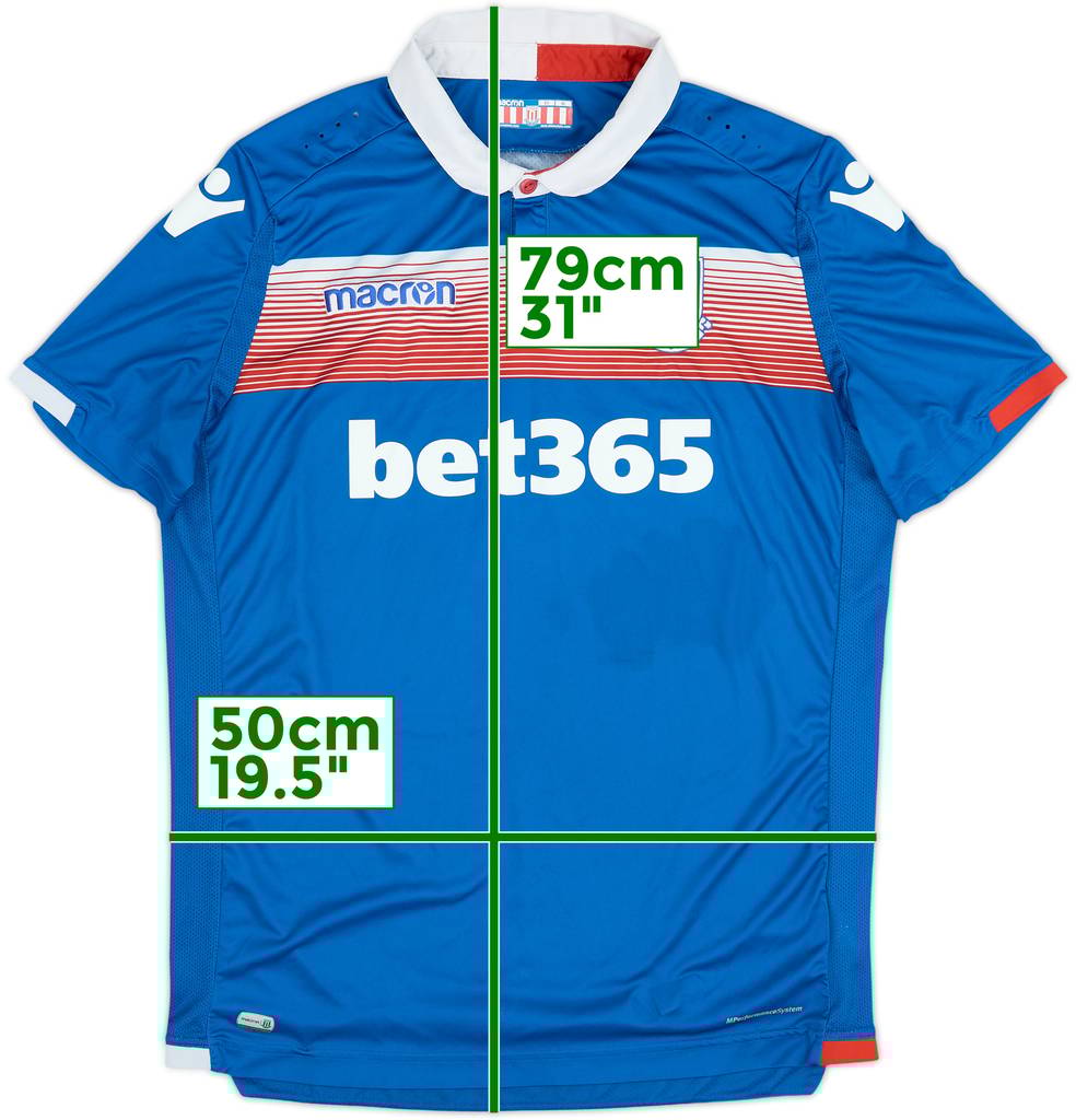2017-18 Stoke City Away Shirt - 8/10 - (XL)