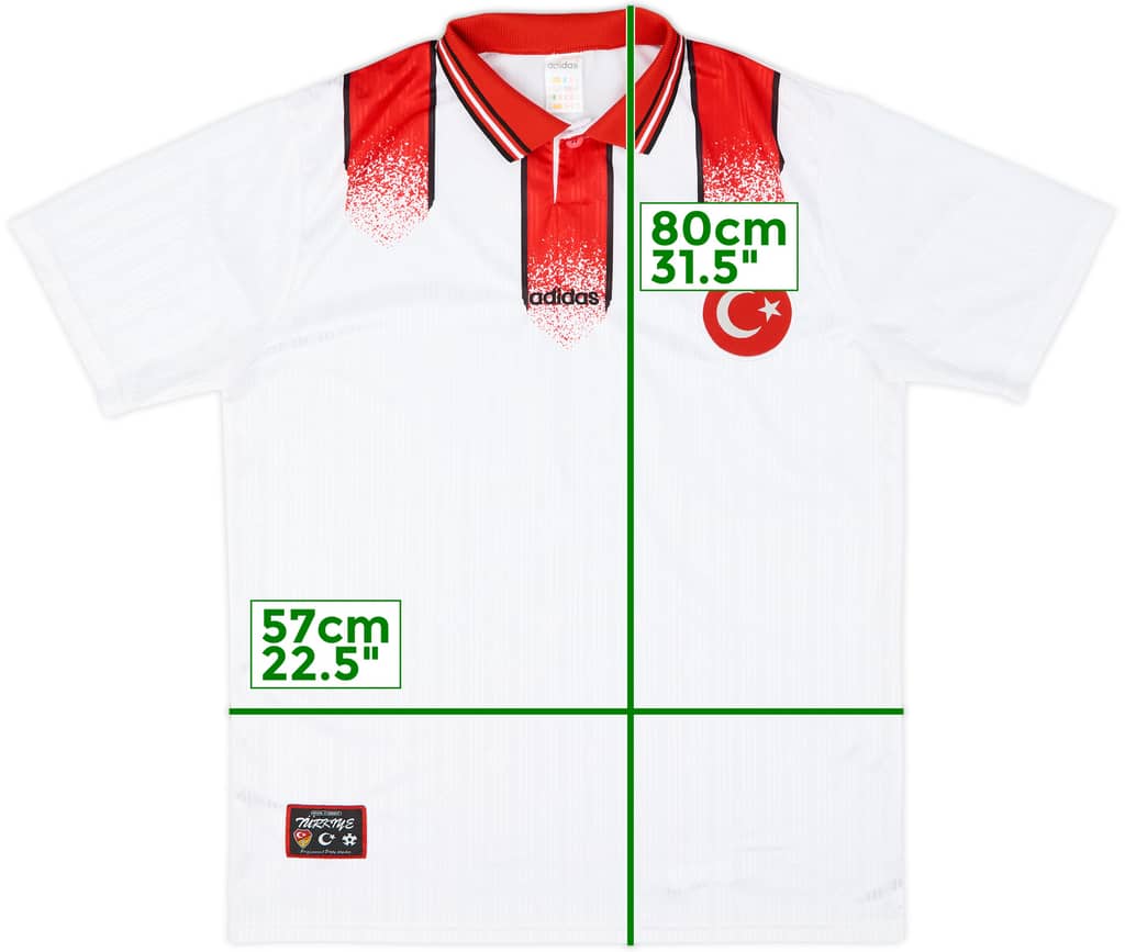 1996-98 Turkey Away Shirt - 10/10 - (XXL)
