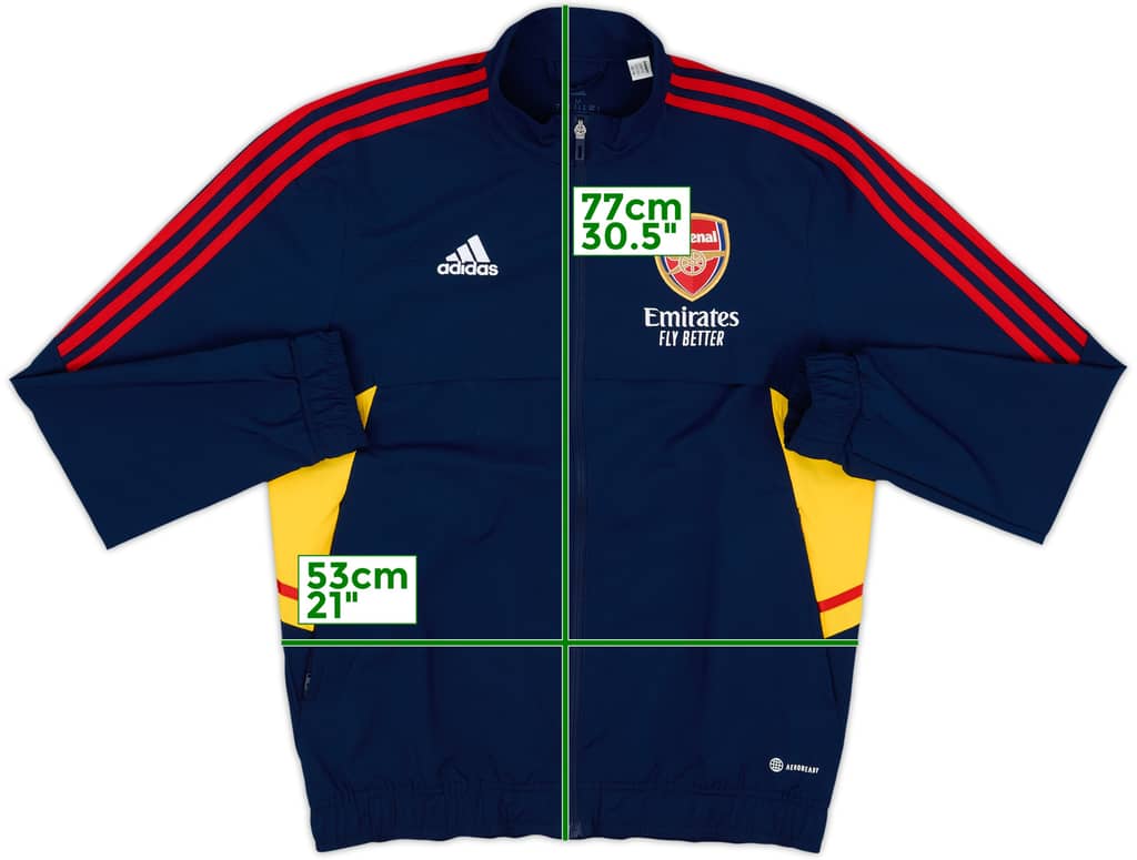 2022-23 Arsenal adidas Track Jacket - 7/10 - (M)