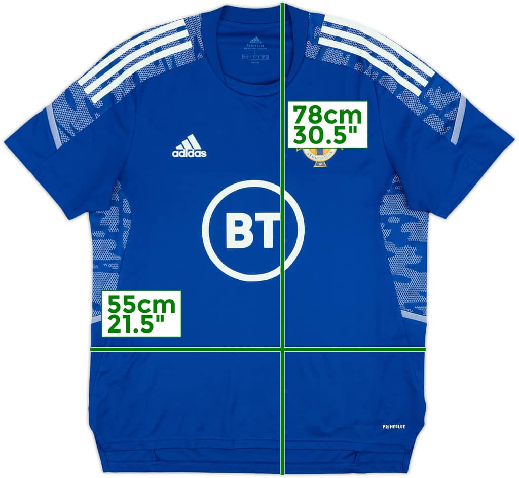 2021-22 Northern Ireland adidas Training Shirt - 10/10 - (L)