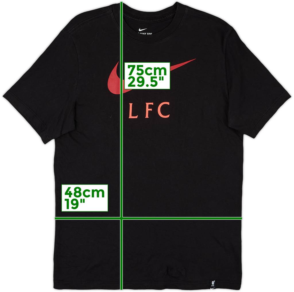 2021-22 Liverpool Nike Cotton Tee - 9/10 - (M)