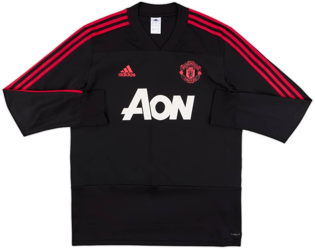 2018-19 Manchester United adidas Drill Top - 10/10 - (L)