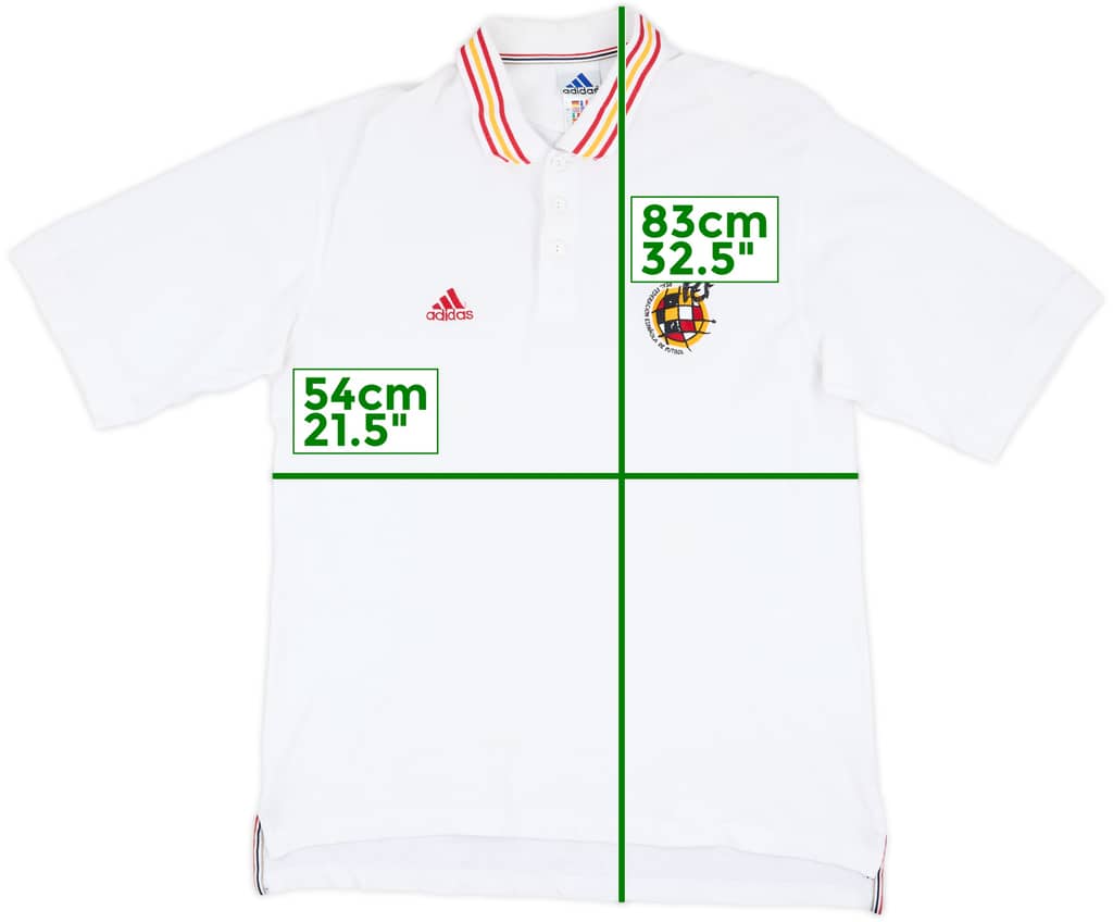 1998-99 Spain adidas Polo Shirt - 8/10 - (L)