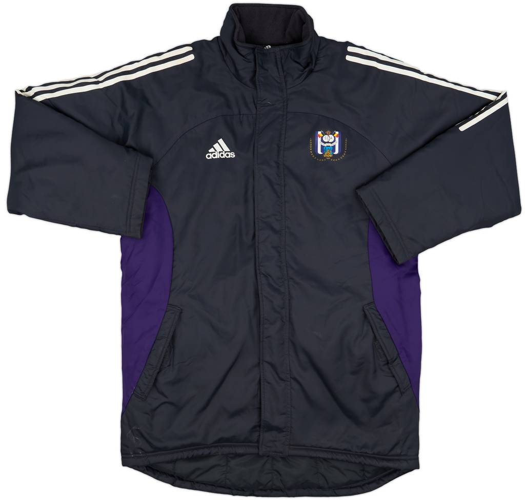 2002-03 Anderlecht adidas Padded Bench Coat - 7/10 - (M)