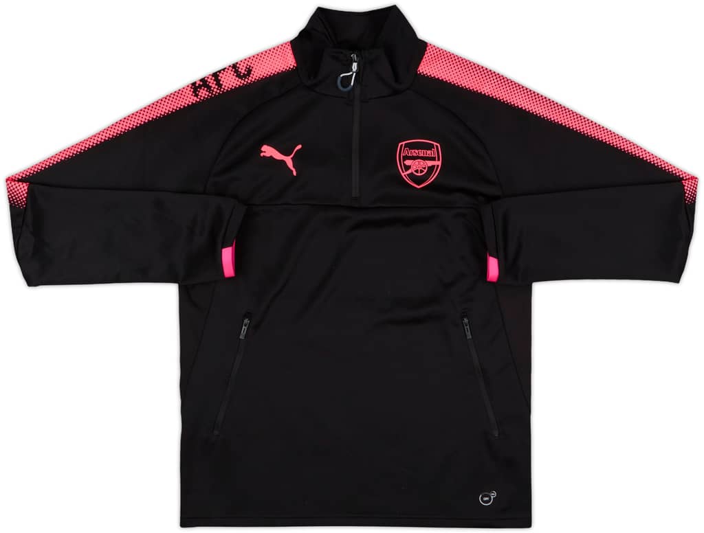 2017-18 Arsenal Puma 1/4 Zip Drill Top - 9/10 - (S)
