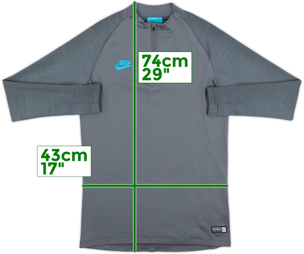 2019-20 Tottenham Nike 1/4 Zip Sweat Top - 9/10 - (S)