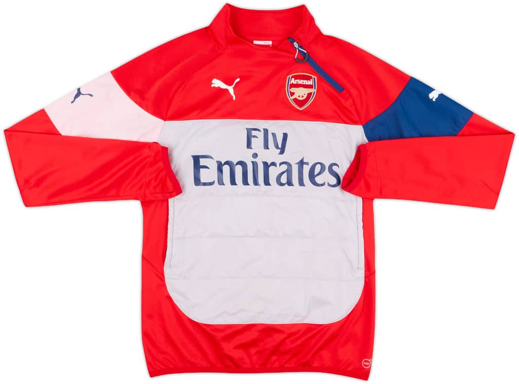 2014-15 Arsenal Puma 1/4 Zip Drill Top - 7/10 - (S)
