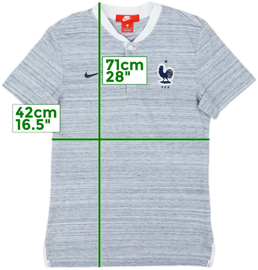 2018-19 France Nike Polo Shirt - 8/10 - (S)