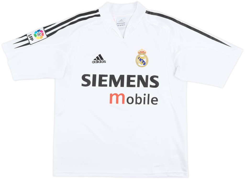 2004-05 Real Madrid Home Shirt - 6/10 - (L.Boys)