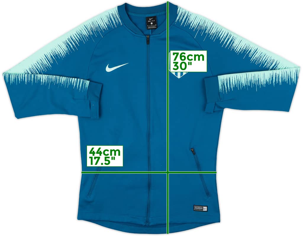 2018-19 Atletico Madrid Nike Track Jacket - 7/10 - (S)