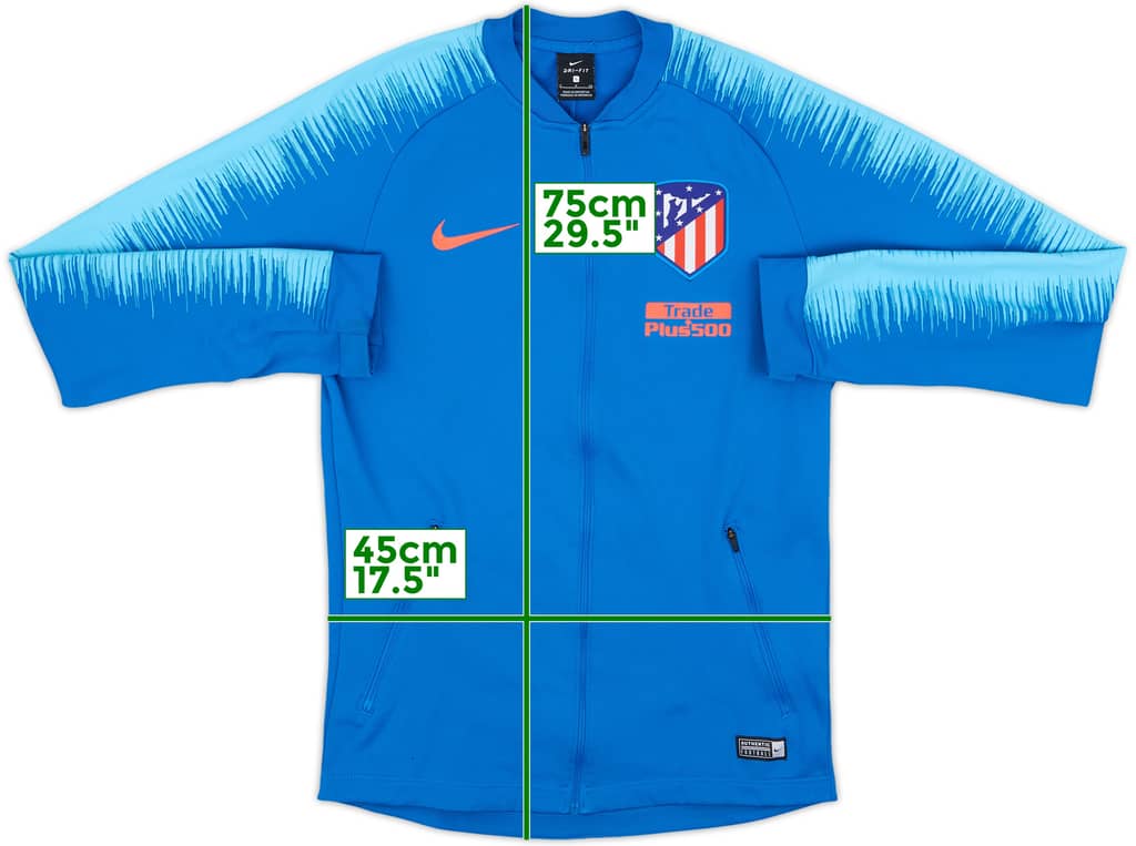 2018-19 Atletico Madrid Nike Track Jacket - 7/10 - (S)