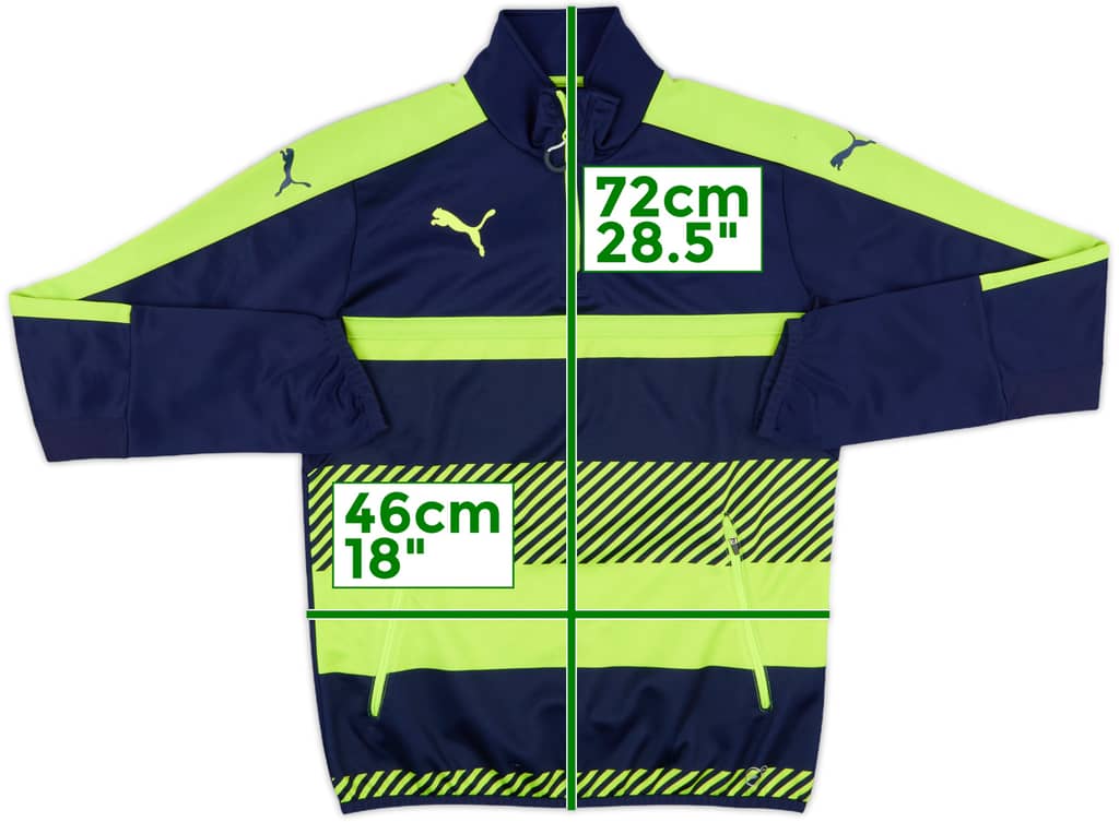 2016-17 Arsenal Puma 1/4 Zip Drill Top - 8/10 - (S)