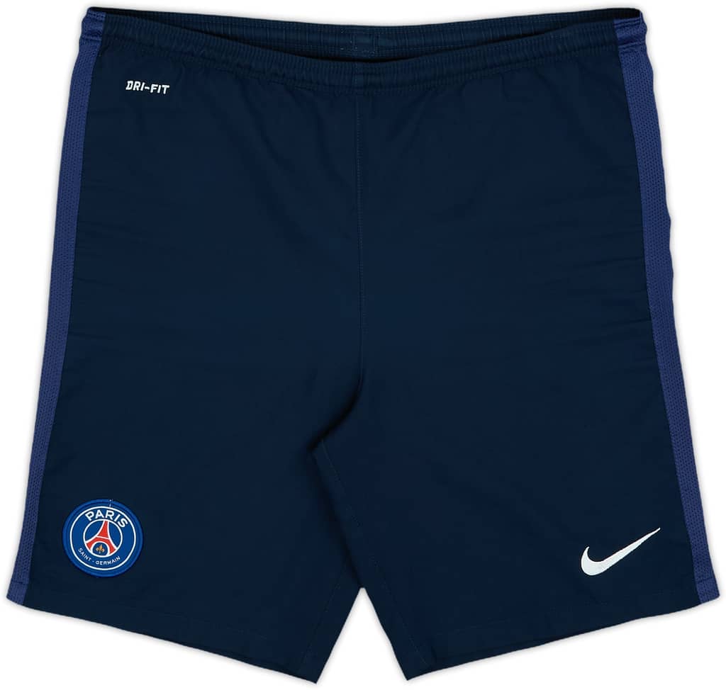 2015-16 Paris Saint-Germain Home Shorts - 8/10 - (L)