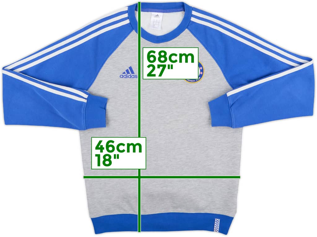 2012-13 Chelsea adidas Sweat Top - 9/10 - (S)