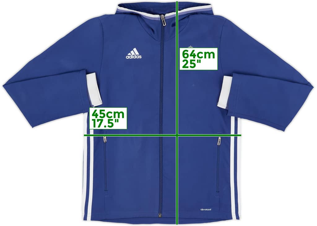 2016-17 Real Madrid adidas Hooded Track Jacket - 7/10 - (M.Boys)