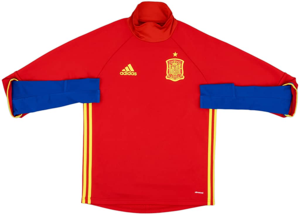 2015-16 Spain adidas Sweat Top - 10/10 - (S)