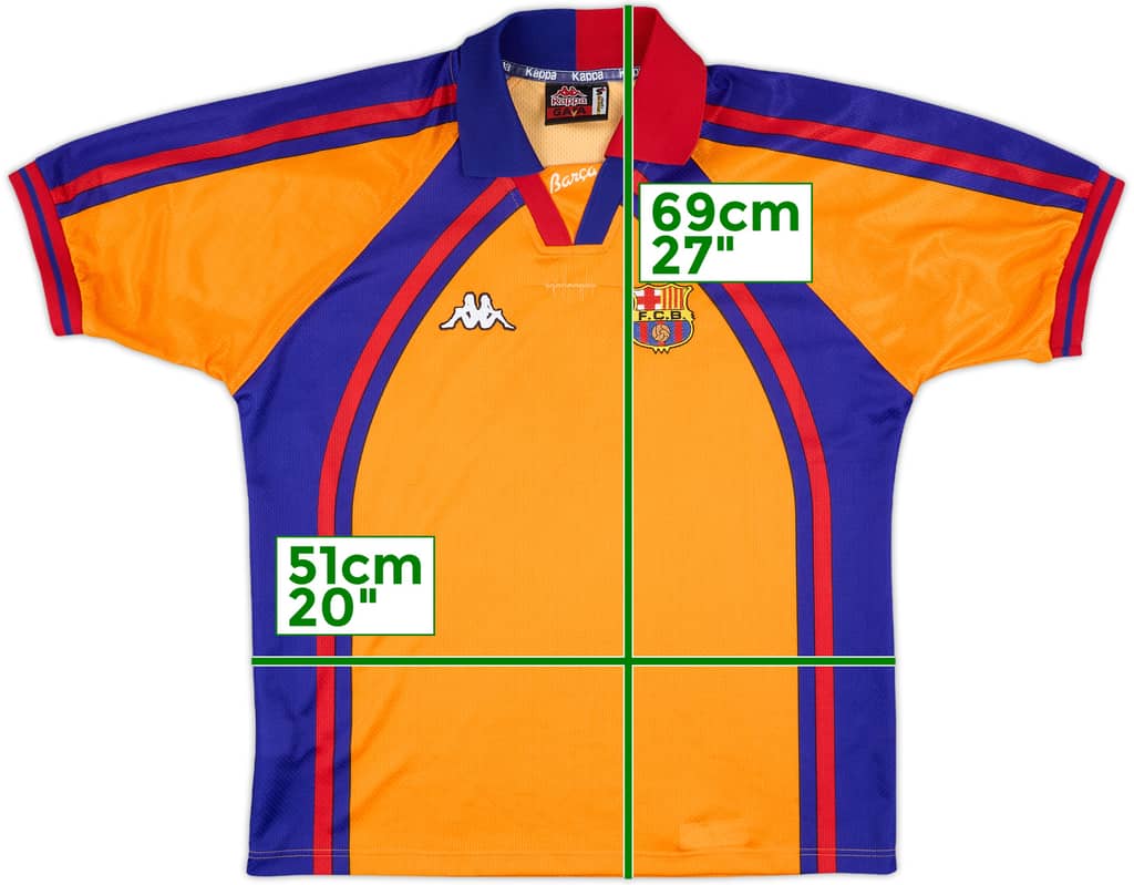 1997-98 Barcelona European Away Shirt - 6/10 - (S)