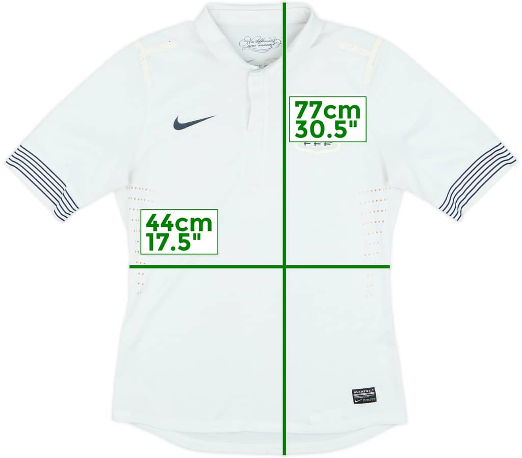2012-13 France Authentic Away Shirt - 6/10 - (M)