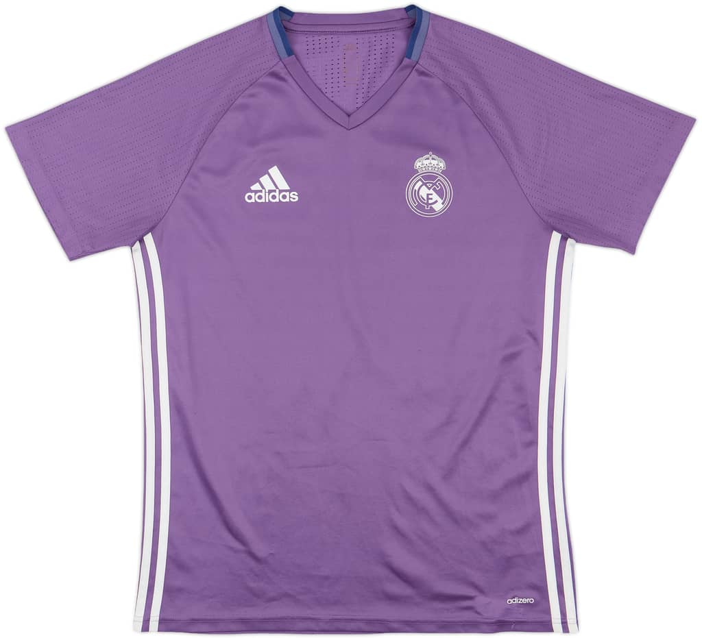 2016-17 Real Madrid adizero Training Shirt - 10/10 - (M)