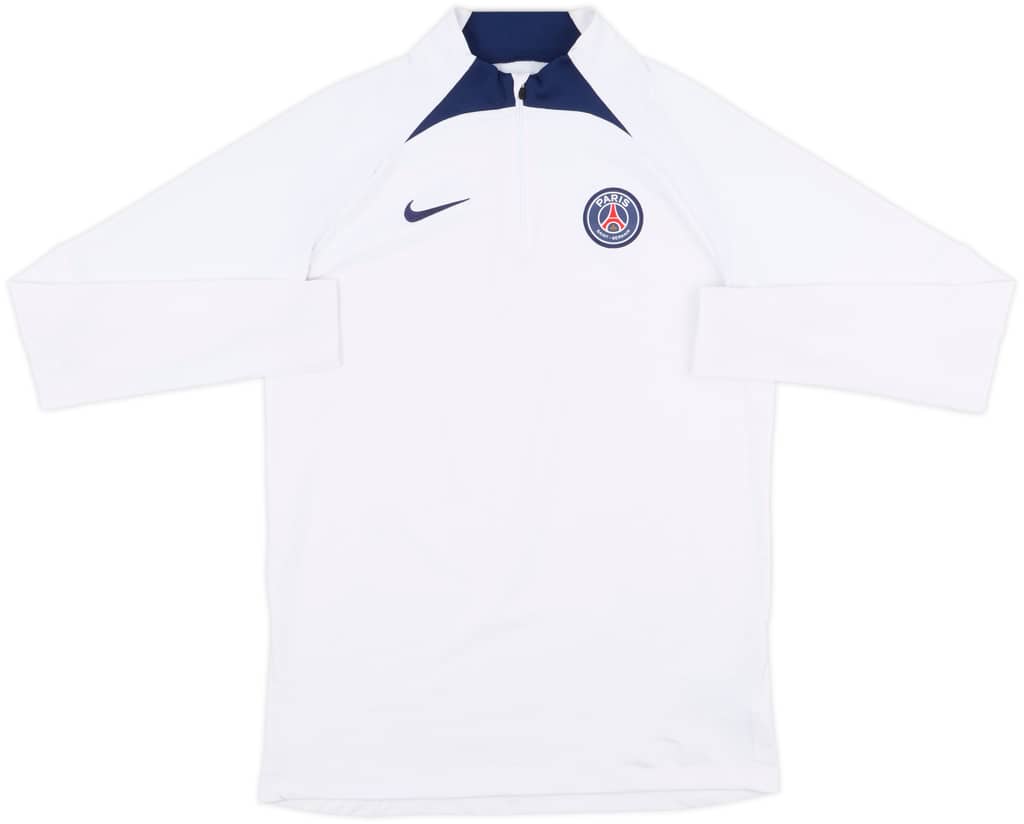 2022-23 Paris Saint-Germain Nike 1/4 Zip Sweat Top - 9/10 - (M)