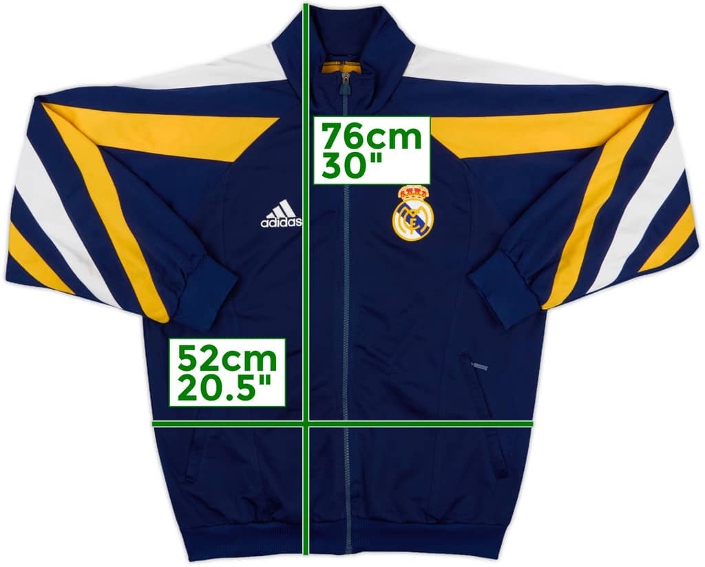 1998-99 Real Madrid adidas Track Jacket - 9/10 - (L)