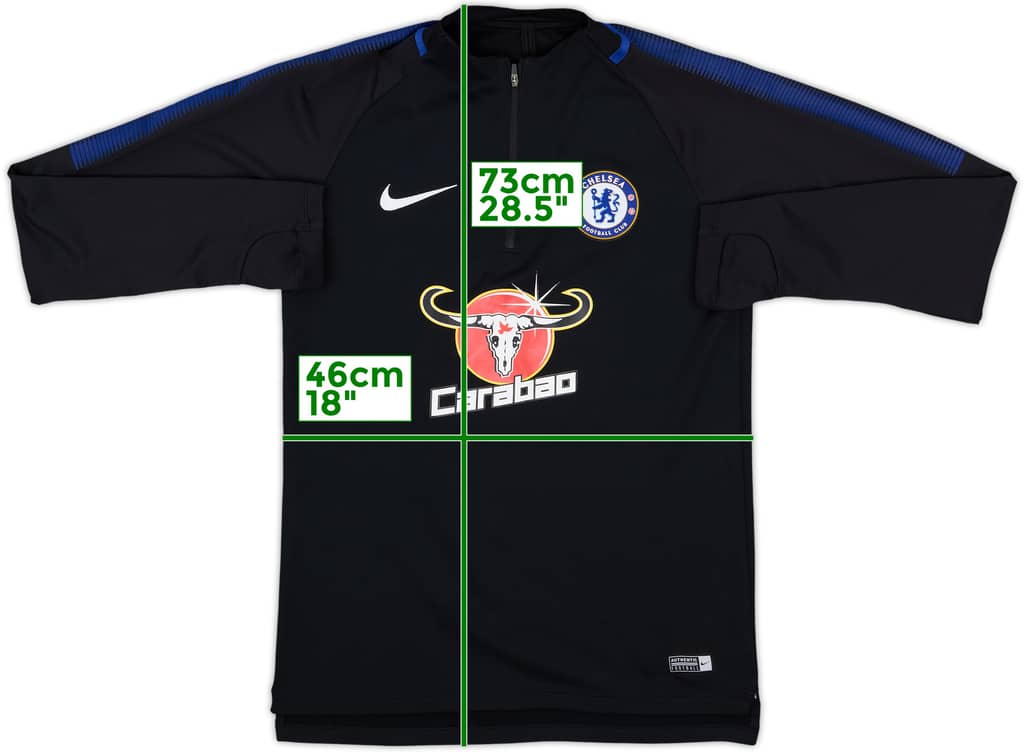 2018-19 Chelsea Nike 1/4 Zip Drill Top - 8/10 - (S)