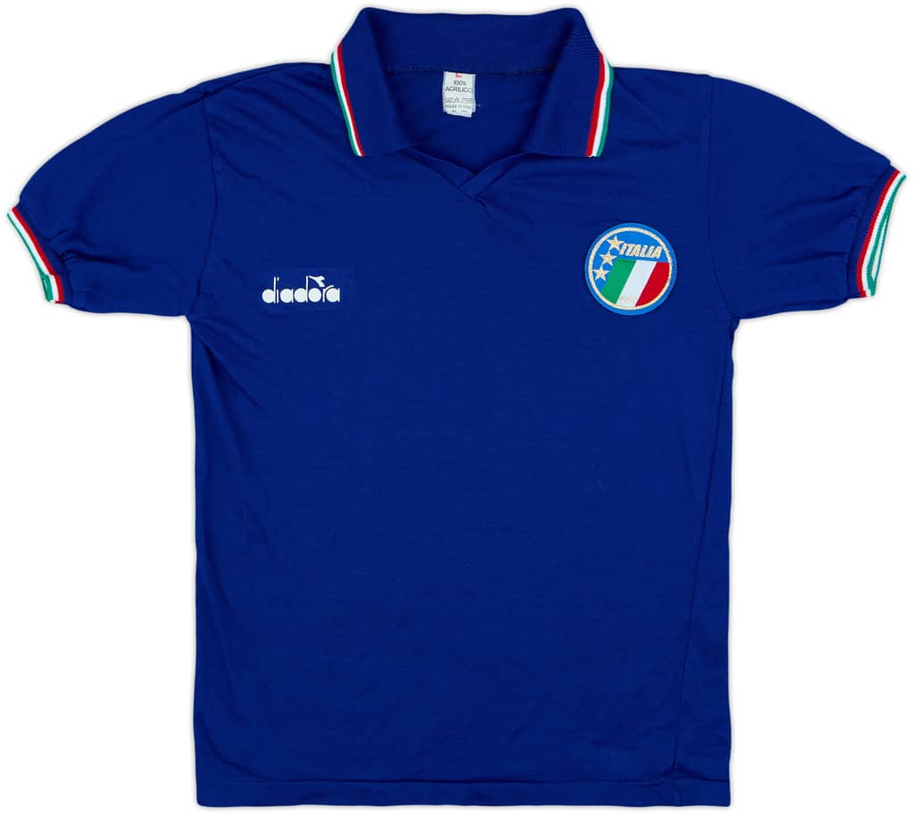 Camiseta de local de Italia 1986-91 - 10/10 - (L. Niños)