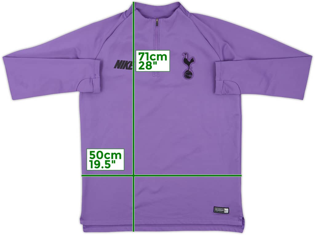 2019-20 Tottenham Nike 1/4 Zip Drill Top - 8/10 - (M)