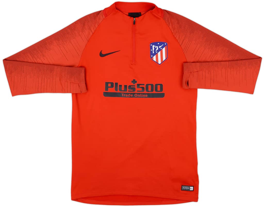 2019-20 Atletico Madrid Nike 1/4 Zip Drill Top - 6/10 - (S)
