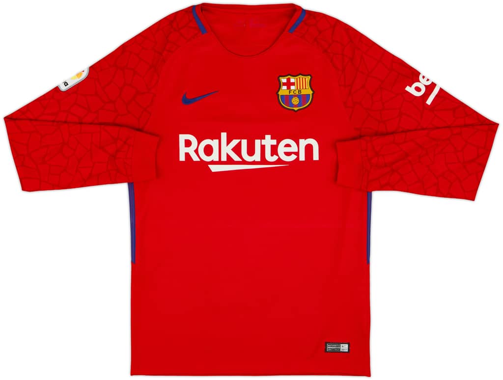 2017-18 Barcelona GK Shirt - 6/10 - (S)