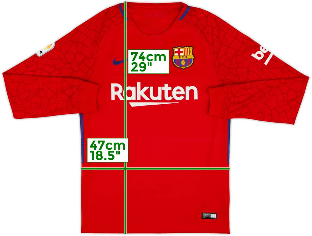 2017-18 Barcelona GK Shirt - 6/10 - (S)