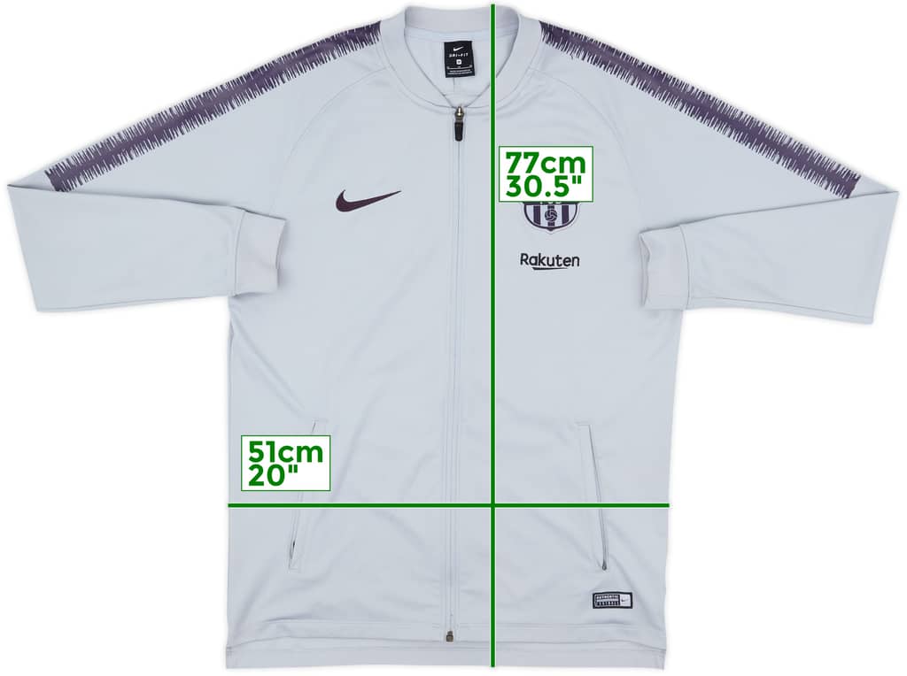 2018-19 Barcelona Nike Track Jacket - 4/10 - (M)
