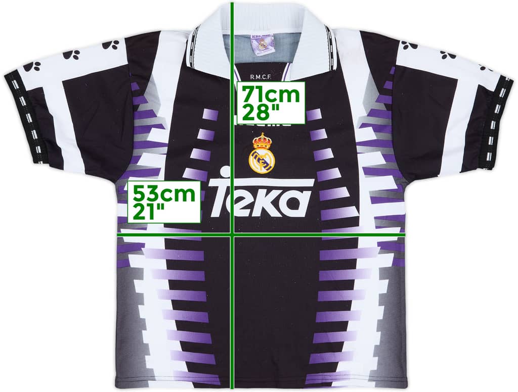 1997-98 Real Madrid Third Shirt - 7/10 - (Y)