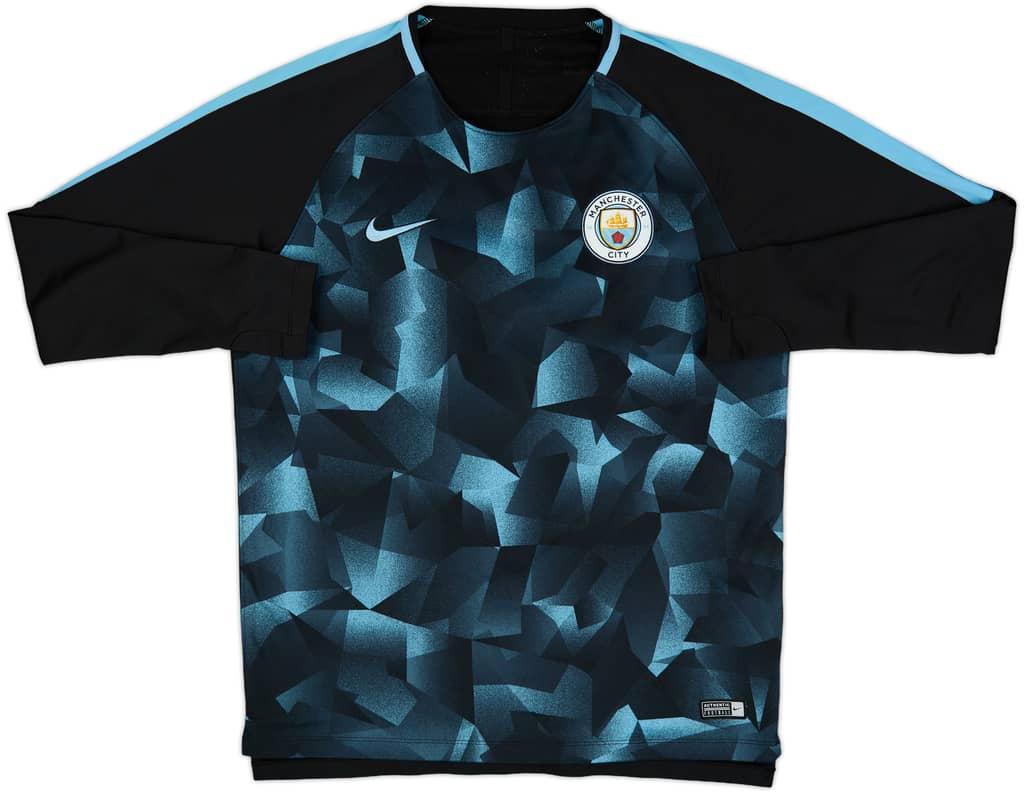2017-18 Manchester City Nike Sweat Top - 8/10 - (L)