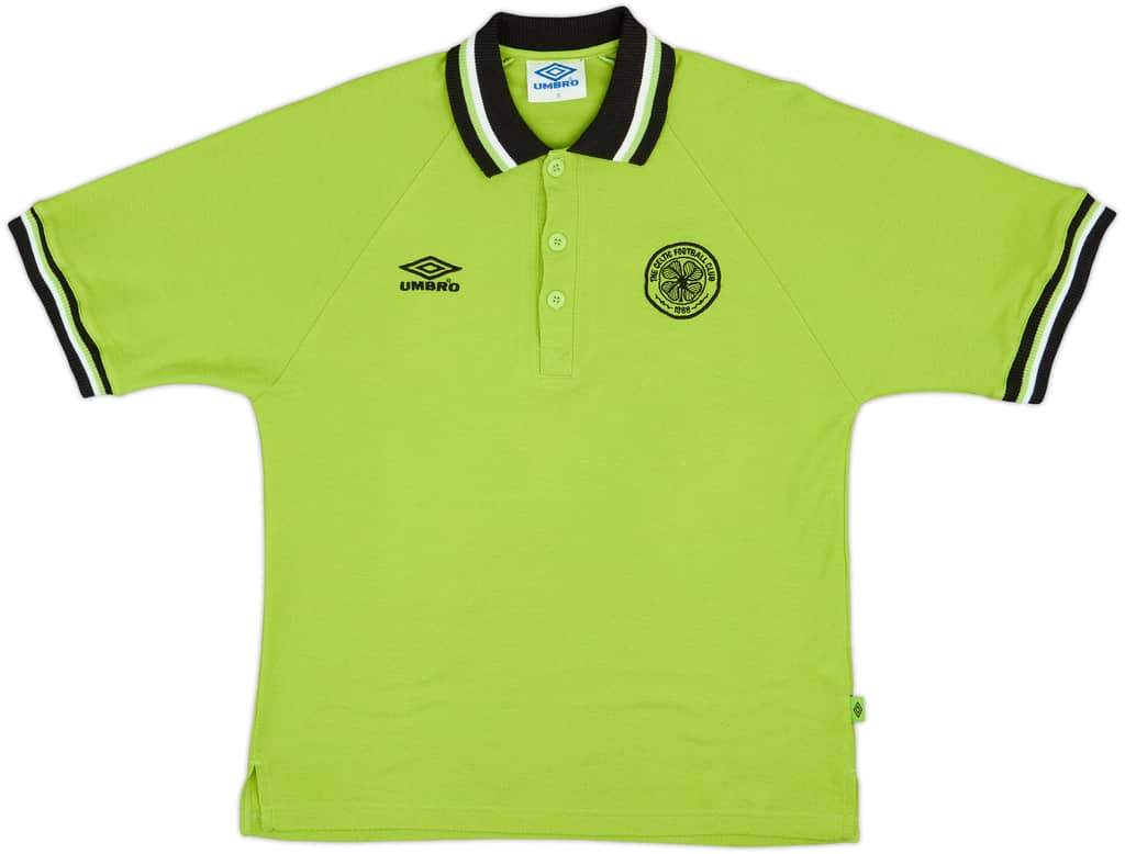 1998-99 Celtic Umbro Polo Shirt - 8/10 - (S)